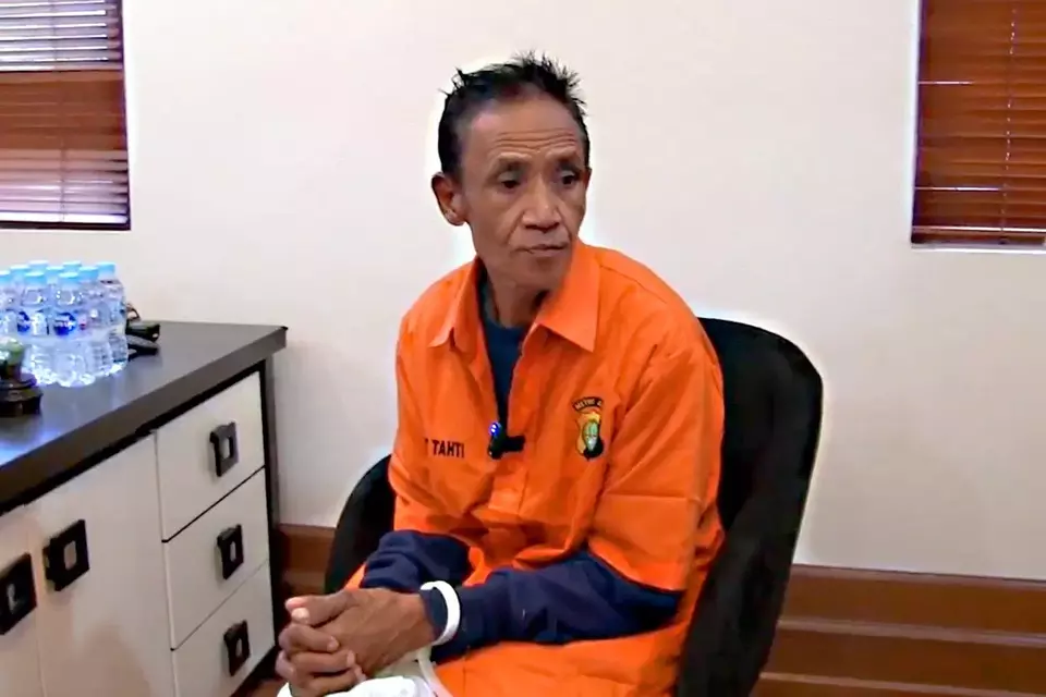 Tersangka otak pembunuhan berantai atau serial killer, Wowon Erawan alias Aki.