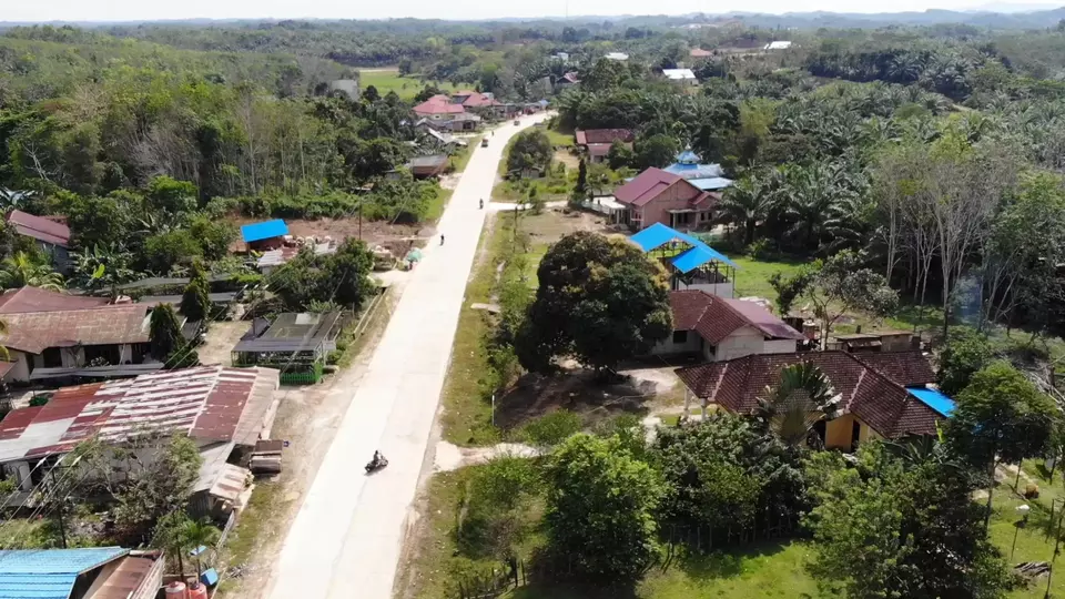 Desa Bumi Harapan, Kecamatan Sepaku, Kabupaten Penajam Paser Utara yang akan menjadi IKN Nusantara