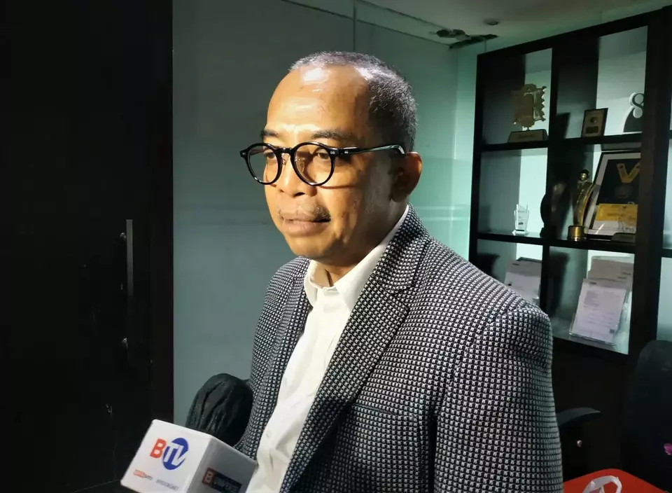 Dirjen Pajak Suryo Utomo dalam media visit ke Kantor B Universe, Senin, 13 Februari 2023.