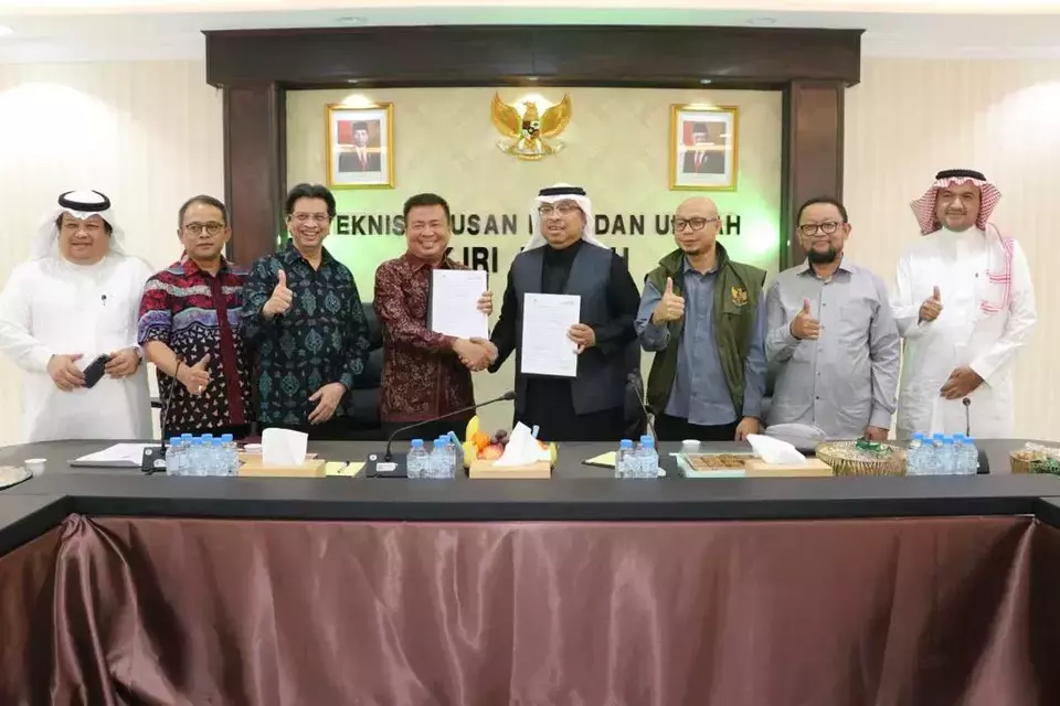 Penandatanganan kontrak layanan masyair di Jeddah. 