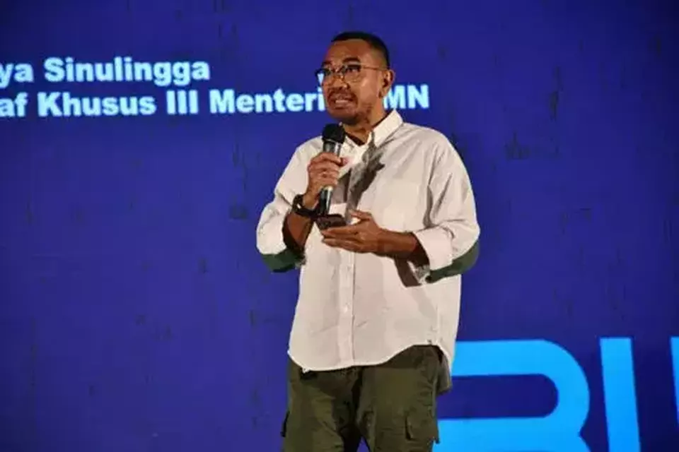 Staf Khusus III Menteri BUMN Arya Sinulingga menjadi narasumber di acara BUMN Goes to Campus (BGTC), bertempat di Telkom University, Bandung.