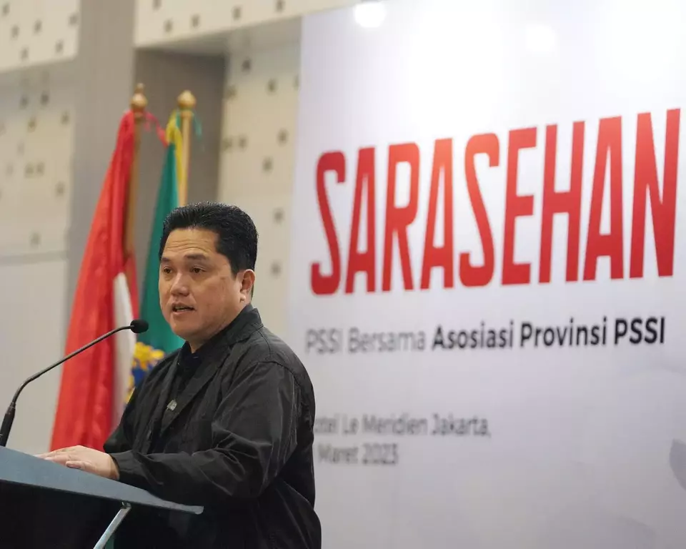 Ketua Umum PSSI, Erick Thohir.