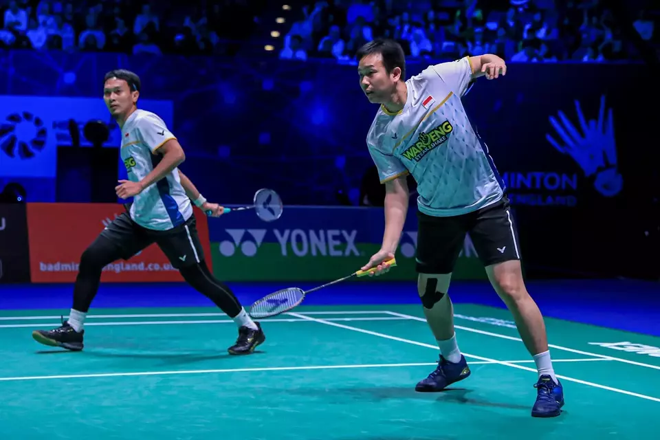 Mohammad Ahsan (kiri) dan Hendra Setiawan.