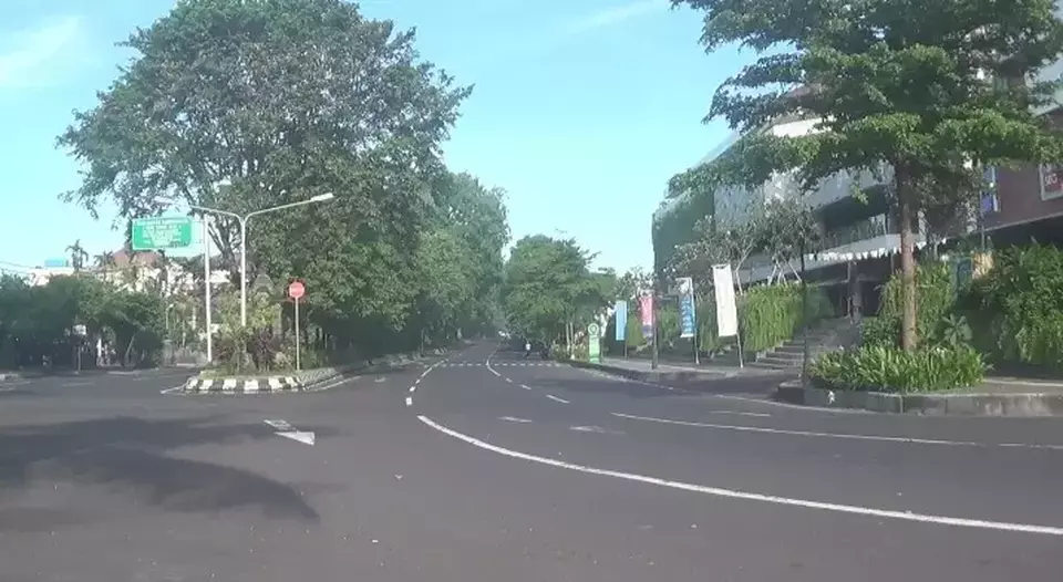 Umat Hindu di Bali merayakan Catur Brata Penyepian. Seluruh kegiatan warga dihentikan sementara selama 24 jam, Rabu, 22 Maret 2023.