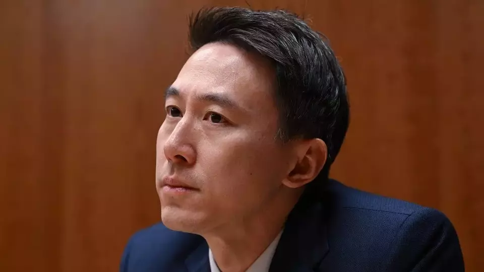 CEO TikTok Chew Shou Zi (Shou Zi Chew).