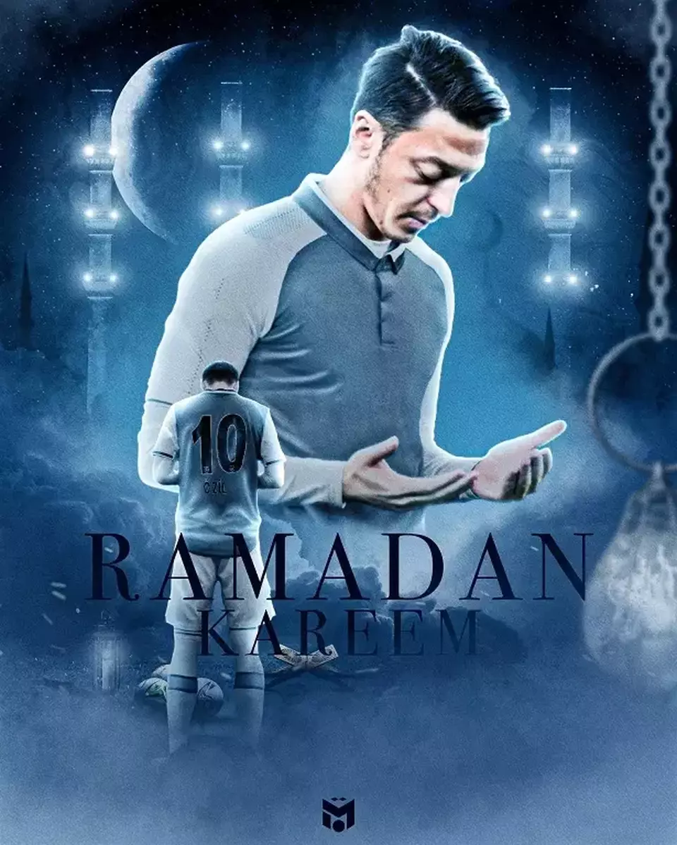 Ucapan selama memasuki bulan Ramadan dari Mesut Ozil.