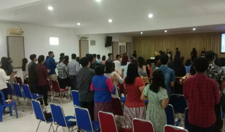 Jemaat Gereja Kristen Kemah Daud (GKKD), Rajabasa, Bandar Lampung, Lampung dapat melaksanakan ibadah, Minggu 26 Maret 2023.