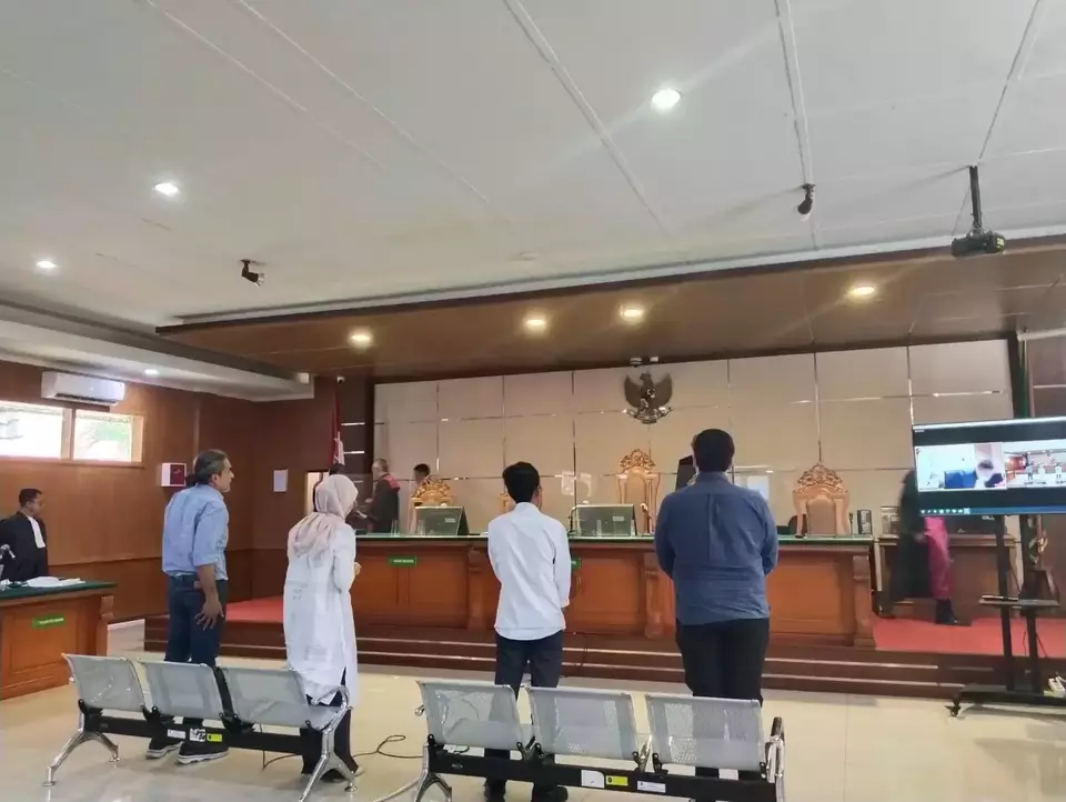 Sidang perkara dugaan suap pengurusan perkara di Mahkamah Agung (MA) dengan terdakwa Hakim Agung MA, Sudrajad Dimyati di Pengadilan Tipikor Bandung, Rabu, 29 Maret 2023. 
