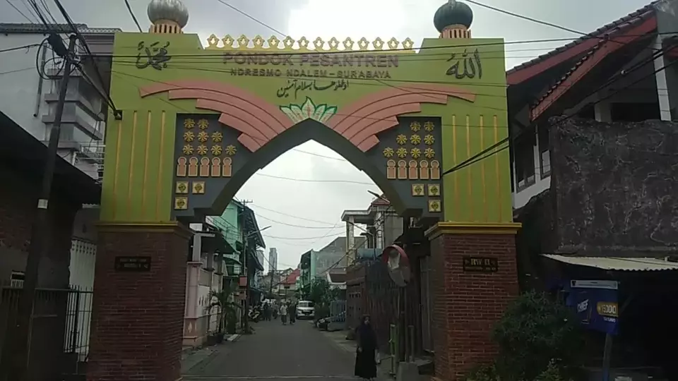 Suasana Kampung Santri Sidoremo, Surabaya, Kamis, 30 Maret 2023.