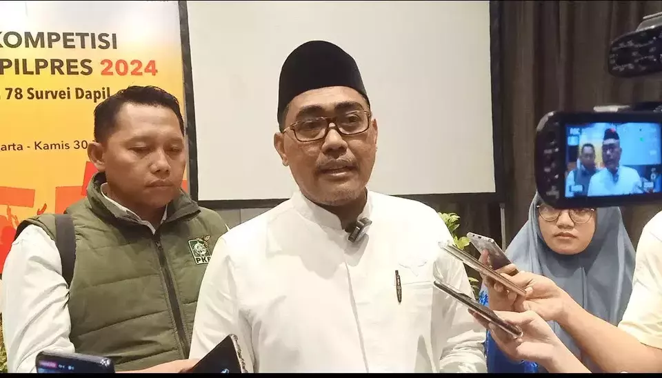 Wakil Ketua Umum PKB Jazilul Fawaid di Hotel Akmani, Jalan KH Wahid Hasyim, Jakarta, Kamis 30 Maret 2023.