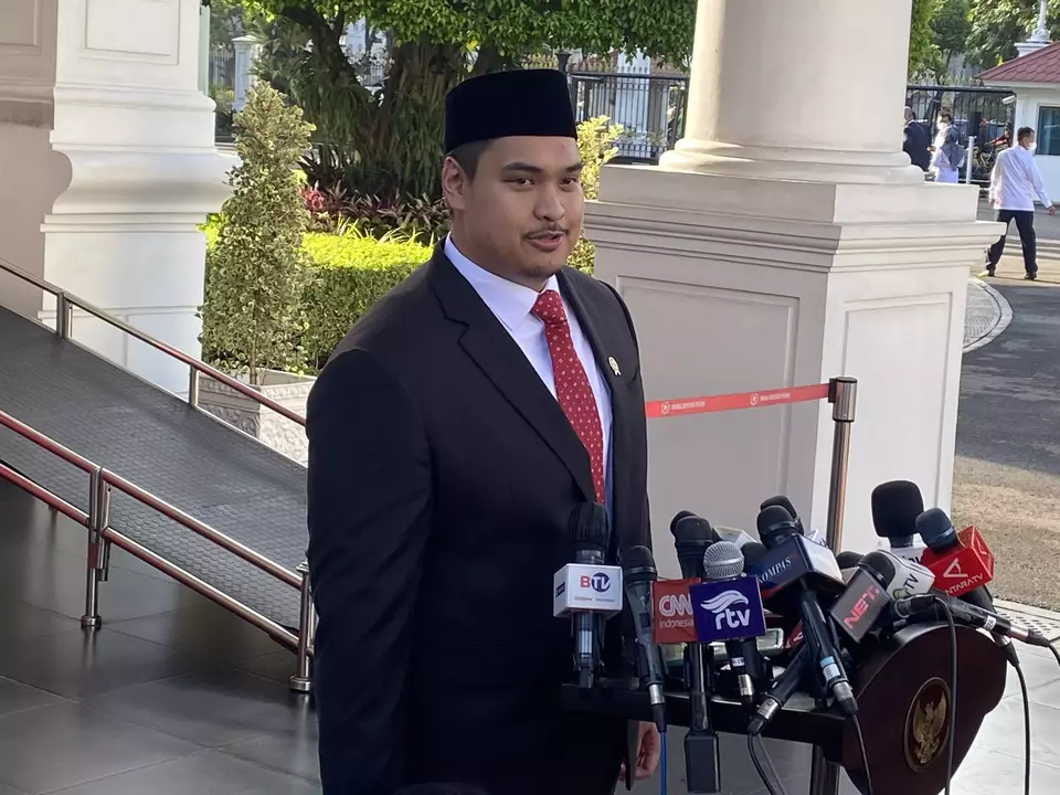 Menteri Pemuda dan Olahraga (Menpora) Dito Ariotedjo di Istana Kepresidenan Jakarta, Senin, 3 April 2023.