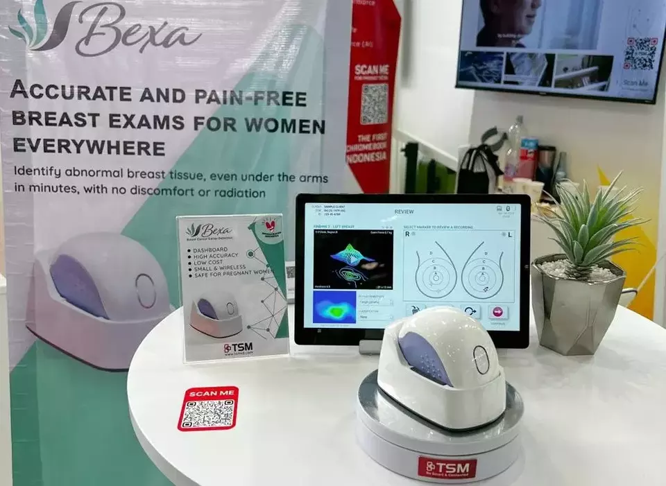 TSM Technologies, perusahaan teknologi terkemuka di Indonesia, dengan bangga mendesain dan memproduksi Bexa, suatu perangkat revolusioner untuk deteksi dini kanker payudara.