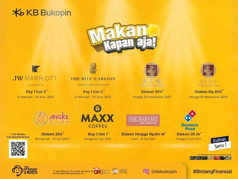 KB Bukopin Tebar Diskon Dan Promo Buy One Get One