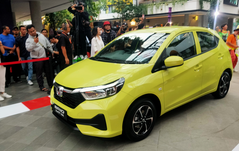 New Honda Brio Satya diluncurkan di Jakarta, Jumat, 5 Mei 2023