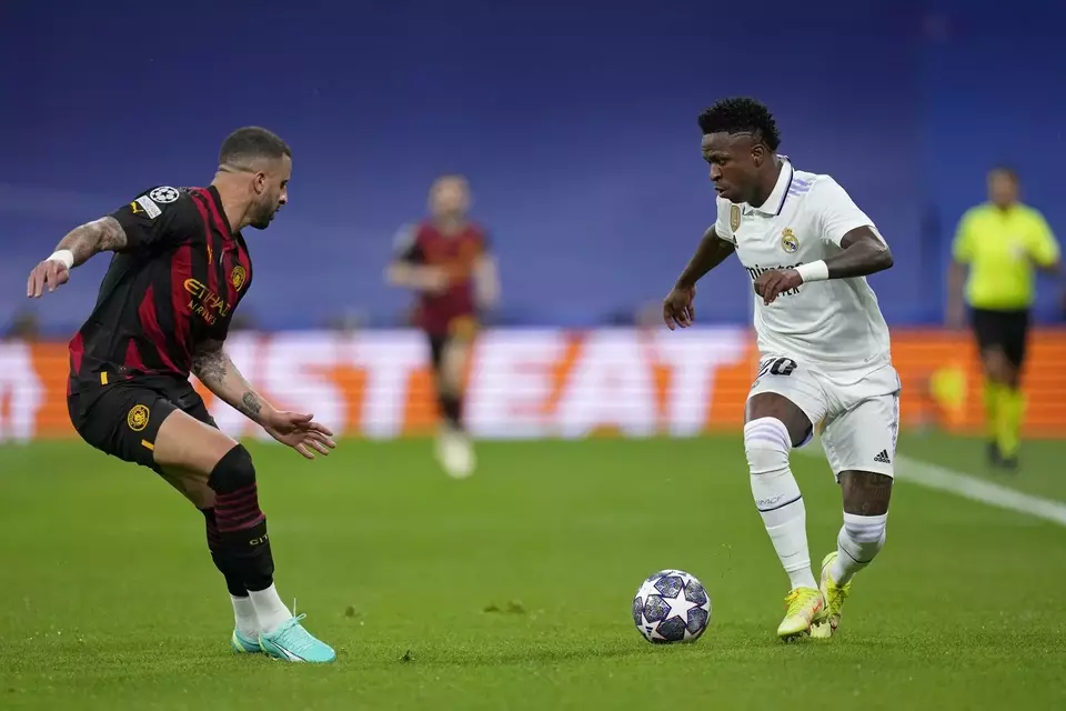 Menit Ke-36, Vinicius Junior Bawa Madrid Ungguli Man City