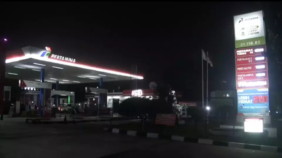 SPBU di Jalan Daan Mogot, KM.16, Kalideres, Jakarta Barat
