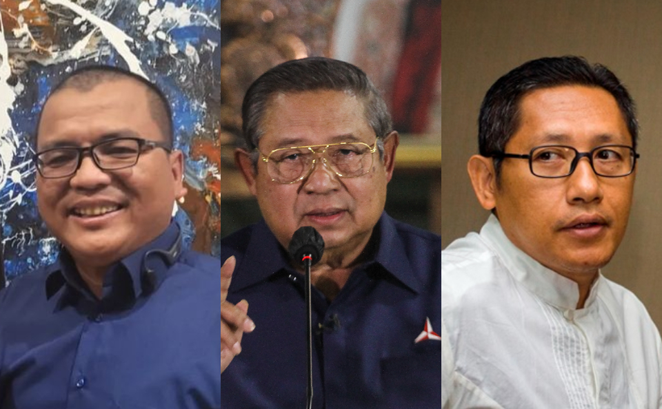 Denny Indrayana, Susilo Bambang Yudhoyono, dan Anas Urbaningrum.