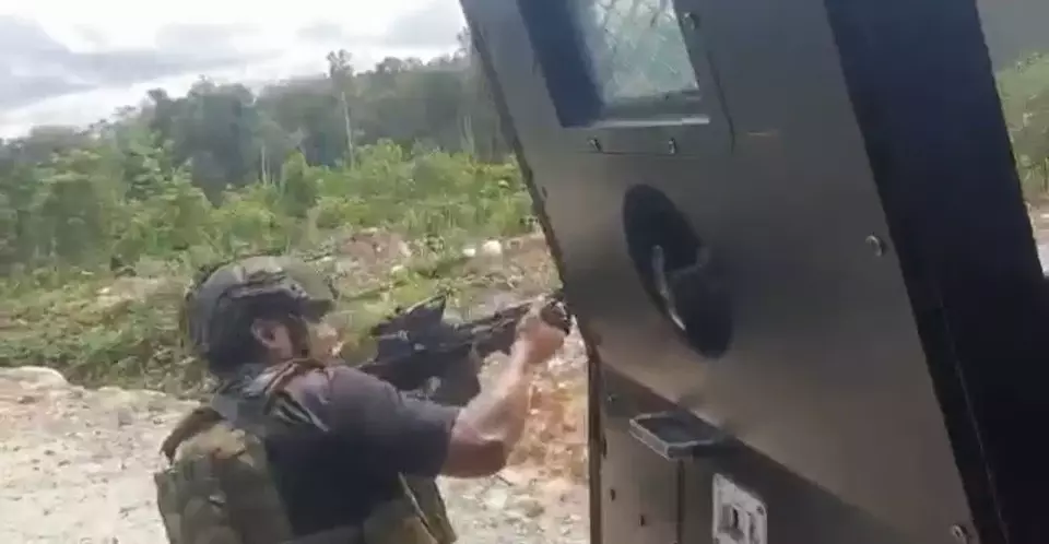 KKB wilayah Nduga, Papua Tengah kembali berulah. Kali ini mereka menembak rombongan polisi yang tengah melalukan patroli di Kampung Nogolait, Rabu, 31 Mei 2023.