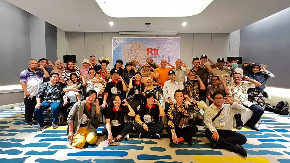 Acara temu pendengar Radio Taiwan Internasional (Rti) di Jakarta, Minggu 4 Juni 2023.