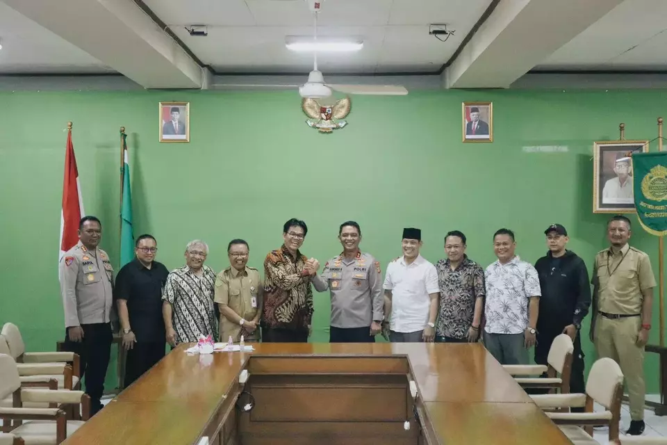 Kapolda DI Yogyakarta Irjen Pol Suwondo Nainggolan bertemu dengan pengurus Yayasan Persatuan Tamansiswa Yogyakarta, Senin, 5 Juni 2023. 