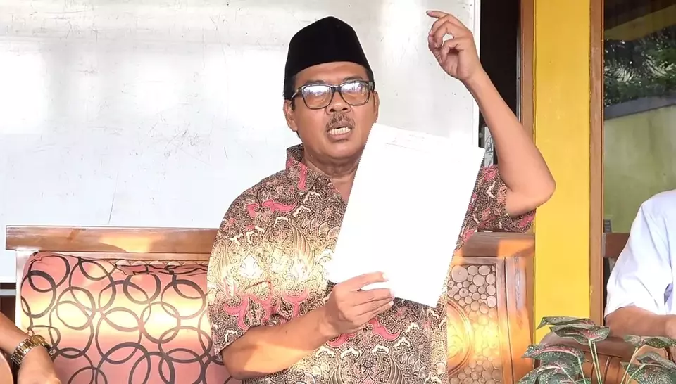 Pemilik STIE Tribuana UMIKA, Suroyo, di Bekasi, Jawa Barat, Rabu, 7 Juni 2023.