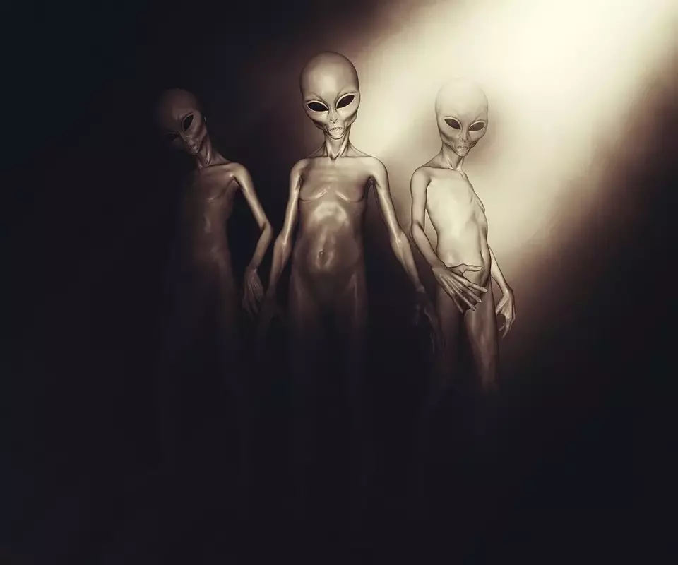 Ilustrasi alien.