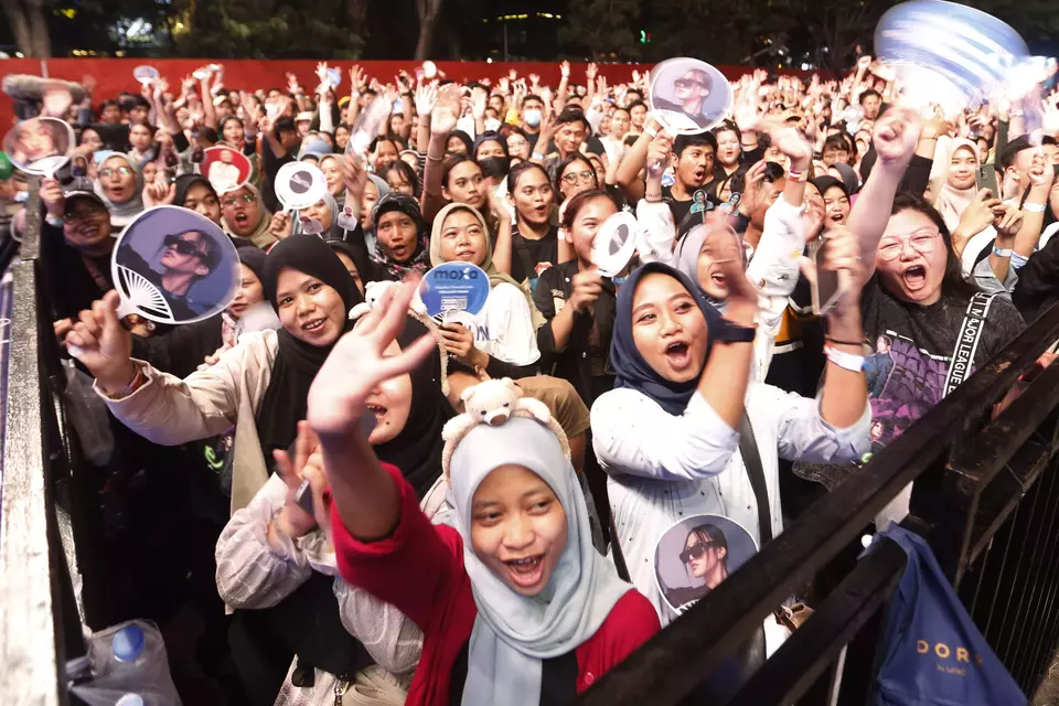 Suasana pengunjung festival Semesta Berpesta Bekasi, di Summarecon Mall Bekasi, Sabtu 10 Juni 2023.