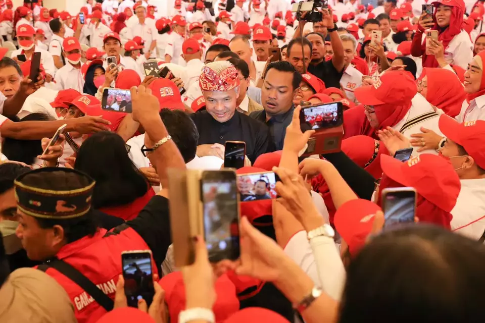 Sebanyak 1.000 jenderal purnawirawan TNI/Polri yang tergabung dalam Relawan Gapura Nusantara (RGN) mendeklarasikan dukungan kepada bakal calon presiden (bacapres) 2024 dari PDIP, Ganjar Pranowo.