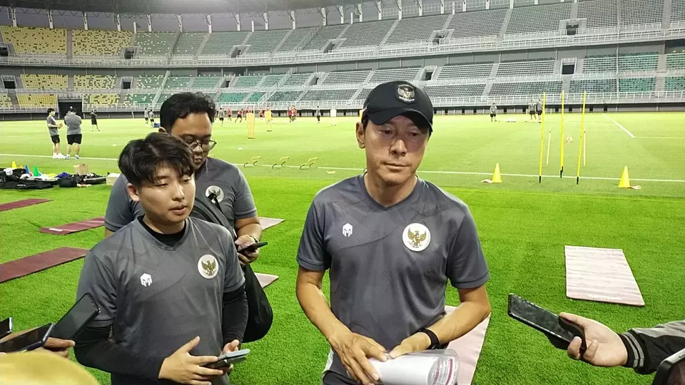 Pelatih Timnas Indonesia Shin Tae-yong menyampaikan keresahannya jelang FIFA Matchday.