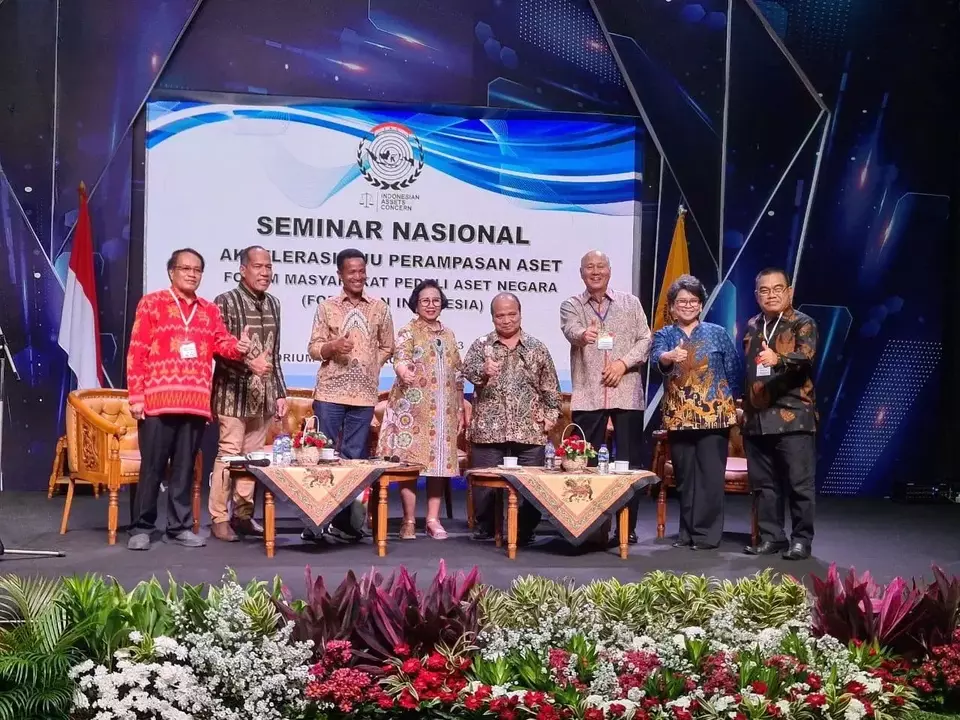 Seminar Nasional Akselerasi RUU Perampasan Aset, Forum Masyarakat Peduli Aset Negara (Formapan), Selasa, 27 Juni 2023.