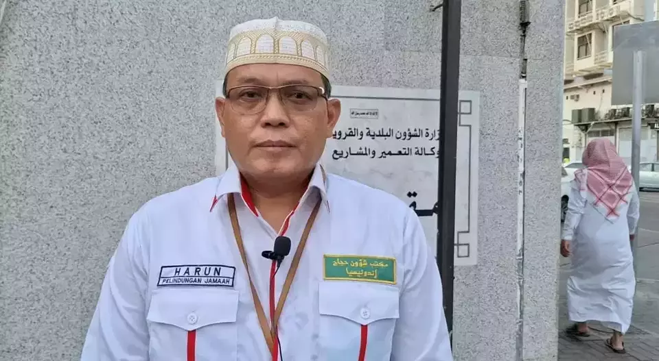 Kepala Bidang Perlindungan Jemaah PPIH Arab Saudi Harun Al Rasyid.