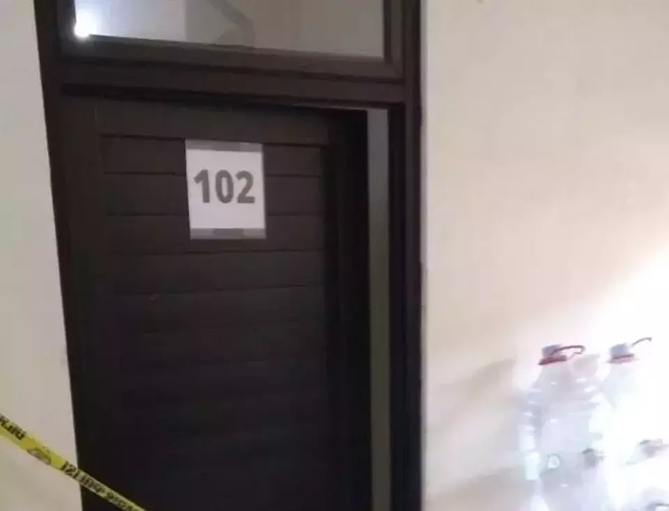 Kamar kos tempat mahasiswa UI dibunuh di Jalan Palakali, Kukusan, Beji Depok, Jumat 4 Agustus 2023.