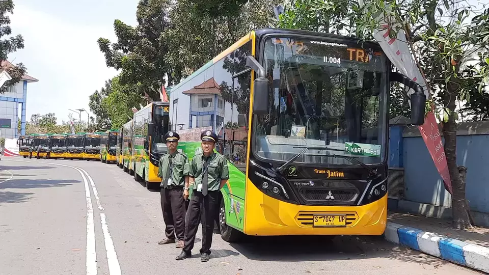 Resmi Beroperasi, Bus Trans Jatim Mojokerto-Sidoarjo Gratis 7 Hari