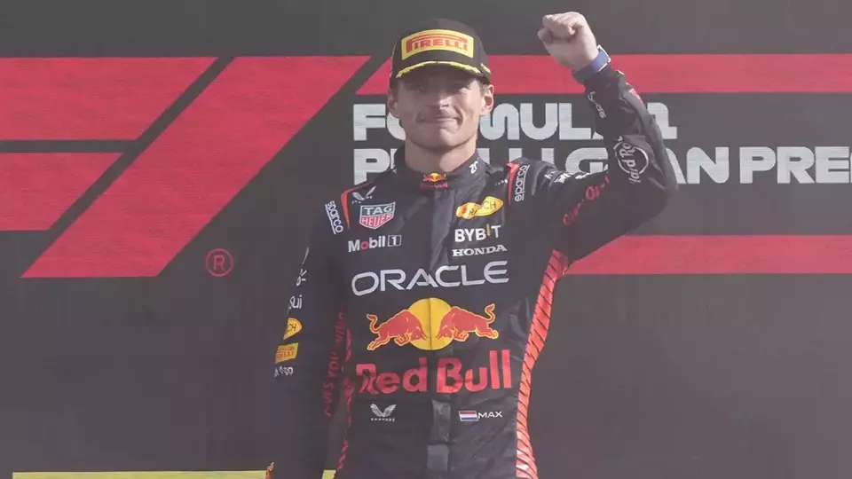 Max Verstappen menjuarai balapan GP Monza, Italia, Minggu 3 September 2023.