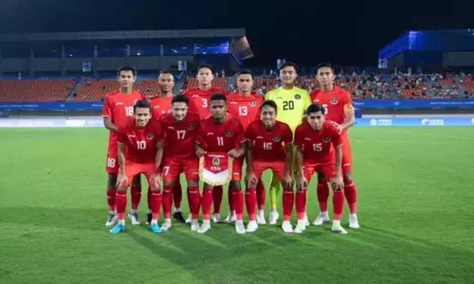 Timnas Indonesia U-24 di Asian Games 2022.
