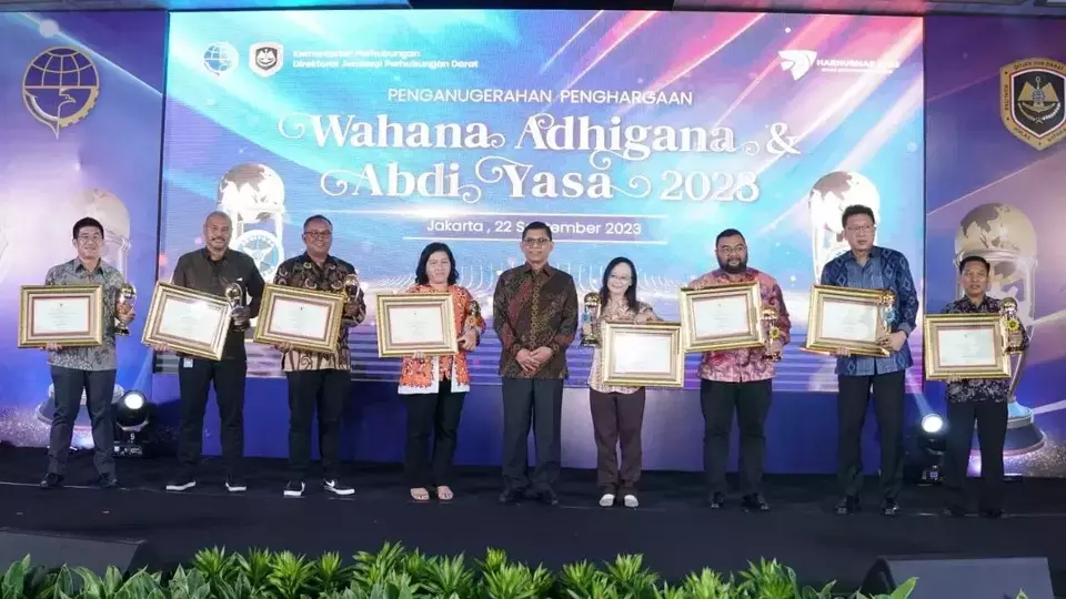 Kementerian Perhubungan melalui Direktorat Jenderal Perhubungan Darat kembali menggelar penganugerahan Wahana Adhigana dan Abdi Yasa Tingkat Nasional tahun 2023 pada Jumat (22/9) di Hotel Ibis Style, Jakarta.