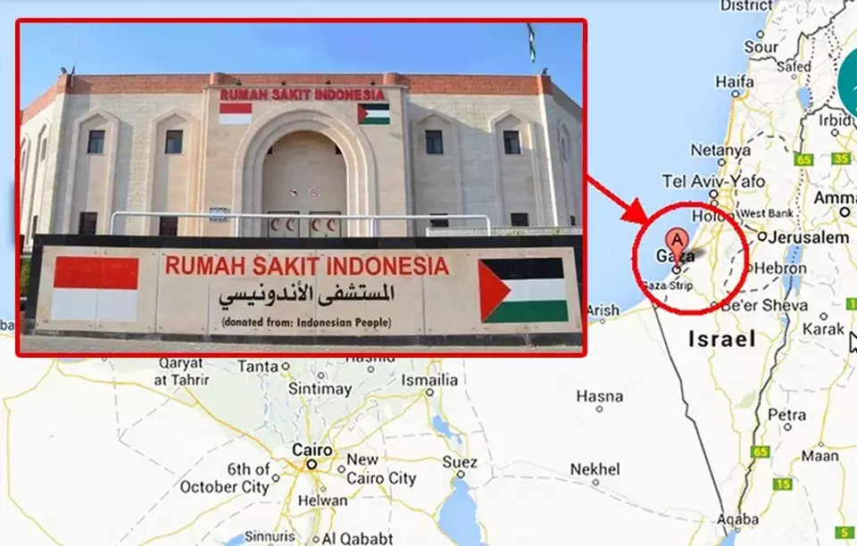 Rumah Sakit Indonesia di Gaza.