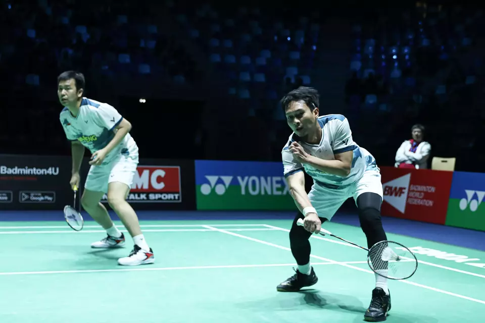Ganda putra Indonesia, Mohammad Ahsan dan Hendra Setiawan.