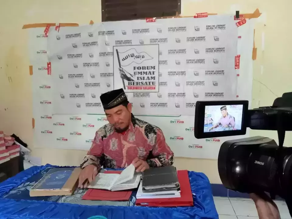 Mantan napiter yang juga Ketua Forum Umat Islam Bersatu Sulawesi Selatan, Muchtar Daeng Lau. 