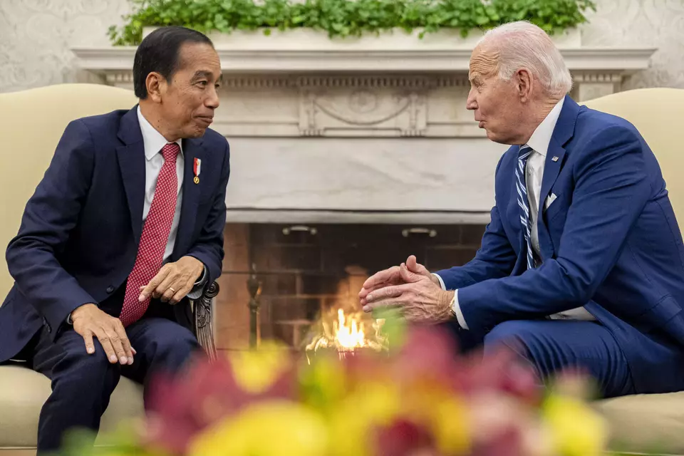 Presiden Joko Widodo melakukan pertemuan dengan Presiden Amerika Serikat Joe Biden di Gedung Putih, Senin, 13 November 2023 waktu setempat.