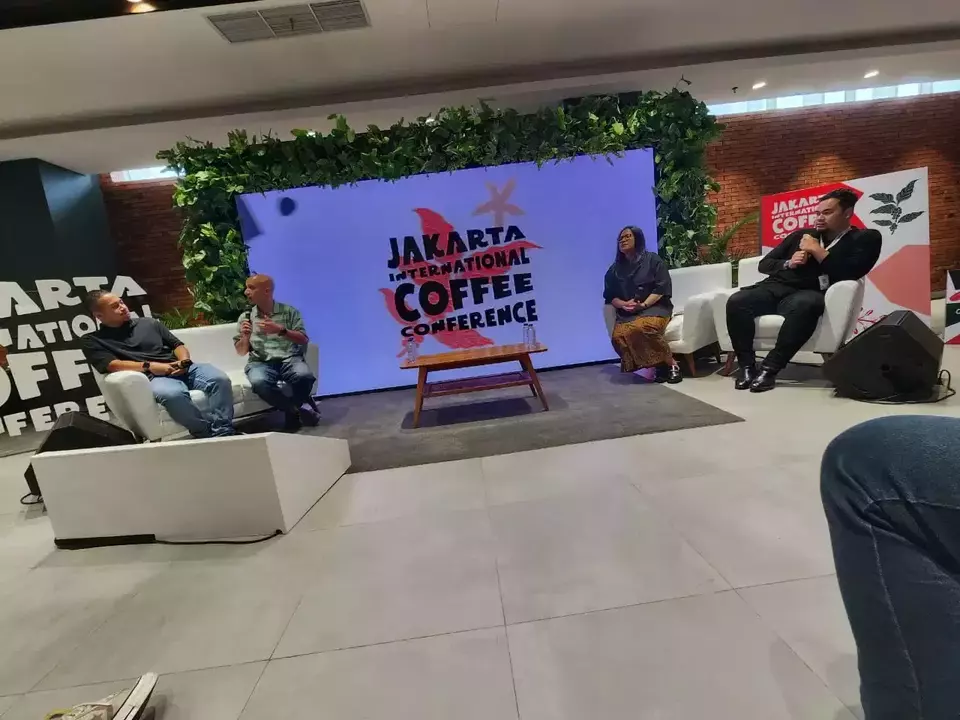 Penyelenggaraan Jakarta International Coffe Conference (JICC) yang digelar di Sarinah Jakarta.