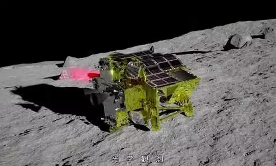 Wahana antariksa Jepang Moon Sniper berhasil mendarat di Bulan, tetapi kehabisan daya.