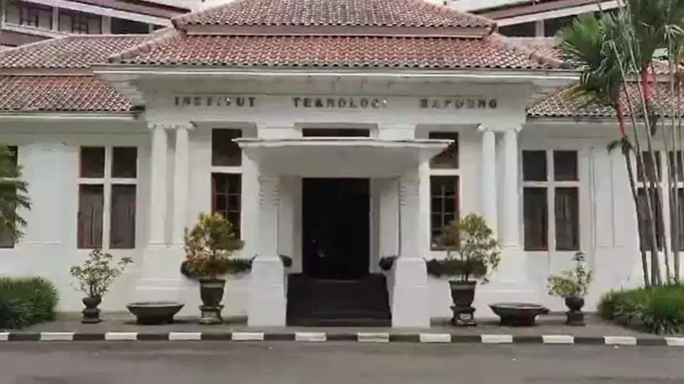 ILustrasi kampus Institut Teknologi Bandung (ITB)