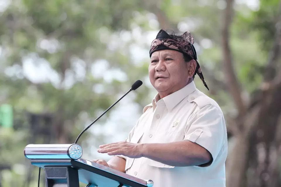 Menteri Pertahanan Prabowo Subianto.