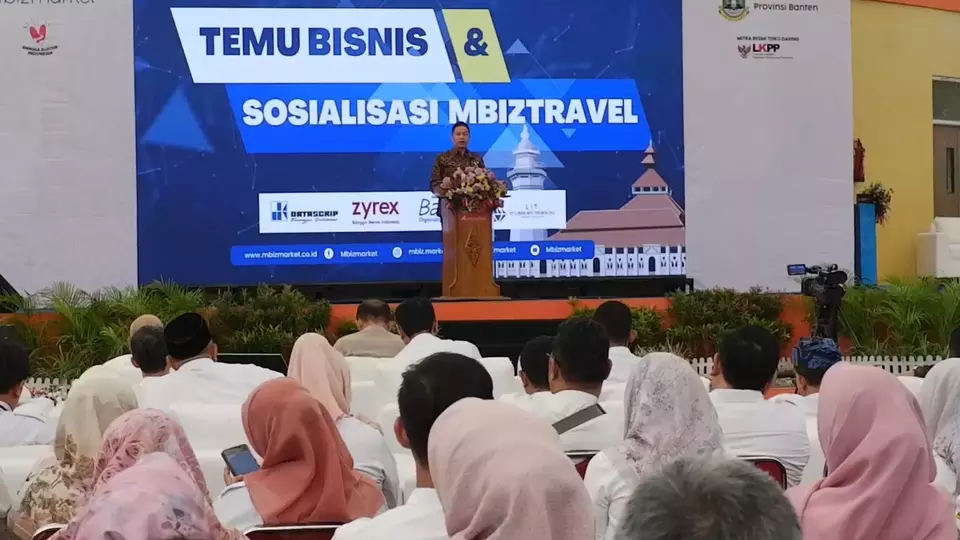 Pemerintah Provinsi (Pemprov) Banten menjalin kerja sama dengan Mbizmarket, platform marketplace untuk layanan belanja pemerintah.