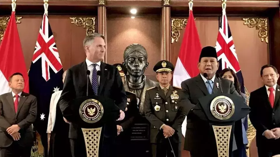 Wakil PM Australia Temui Prabowo, Ucapkan Selamat Hingga Sepakati Kerja ...