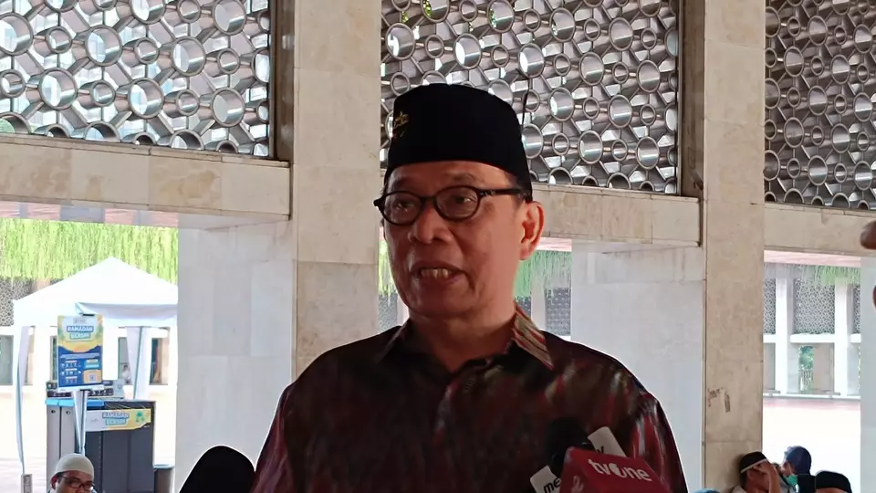 Ketua Panitia Amaliyah Ramadhan Masjid Istiqlal, Ismail Chawidu saat ditemui di Masjid Istiqlal, Jakarta, Selasa, 12 Maret 2024.