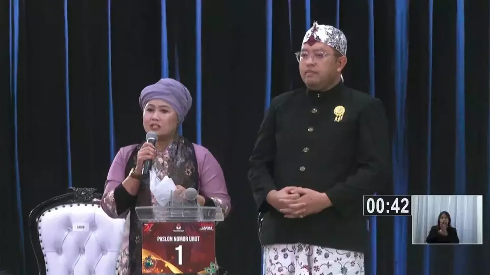 Debat Pilgub Jatim 2024, Luluk Nur Hamidah Soroti Angka Pengangguran ...