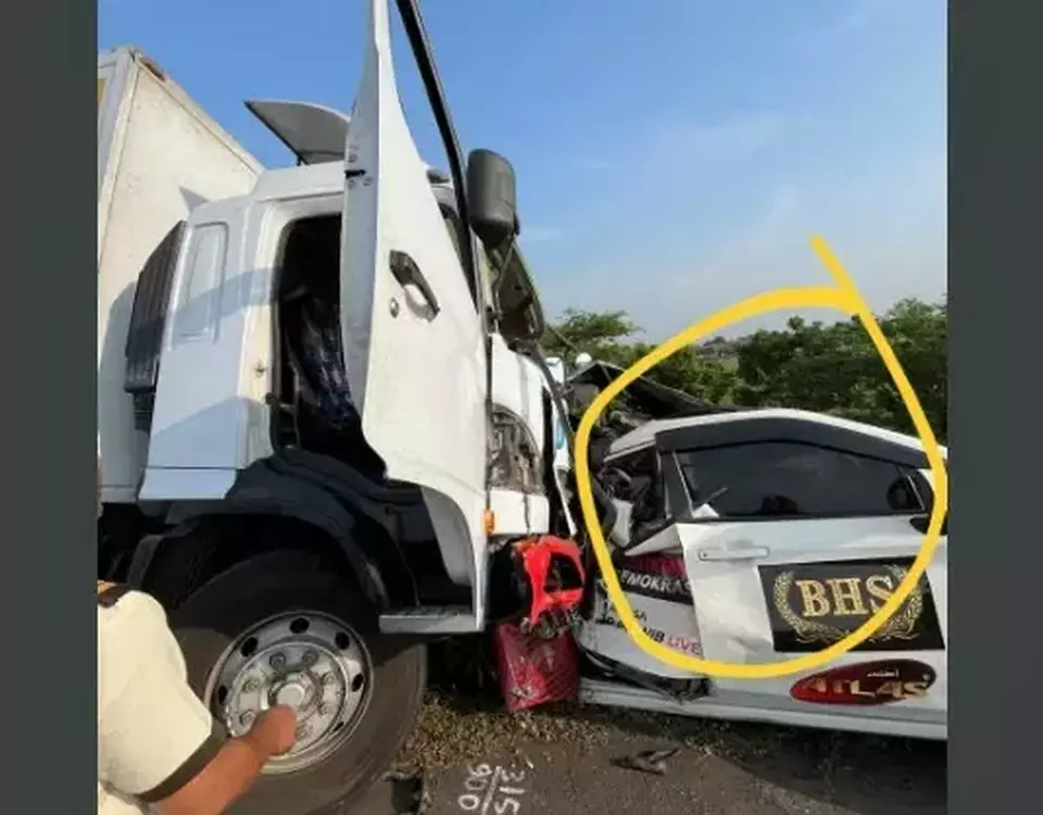 Sopir Truk Penabrak Mobil Kru TV One Di Tol Pemalang Jadi Tersangka