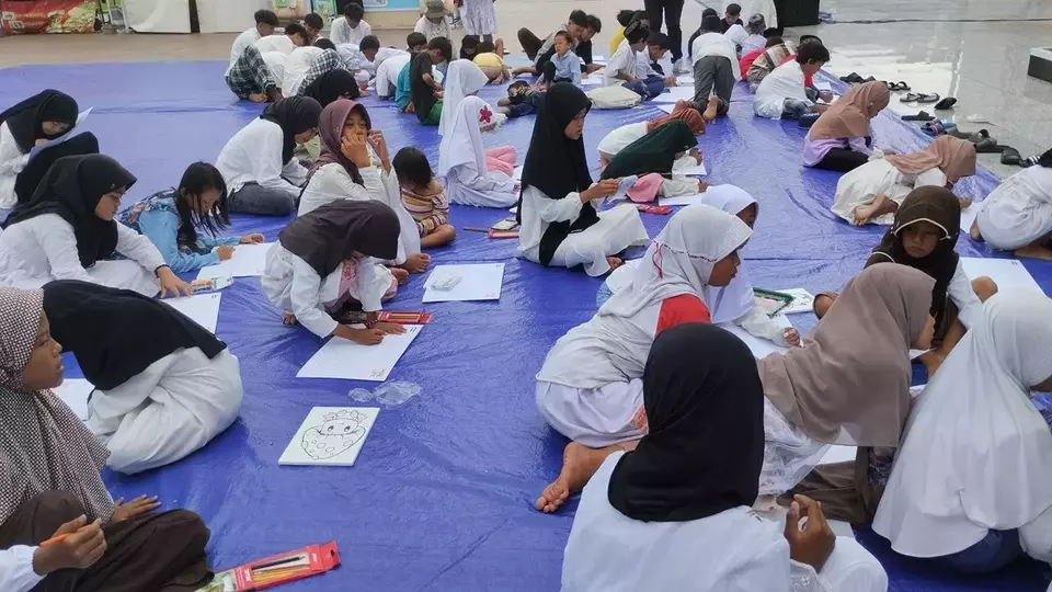 Keseruan Lomba Mewarnai di BTV Semesta Ramadan 2025